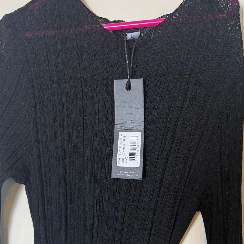 LIONESS Prophecy Maxi Dress - Onyx - Picture 4 of 5